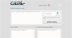 Desktop Screenshot of email-cleaner-tool.com